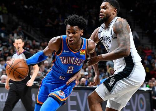  亚历山大全面发挥雷霆青年军击败马刺